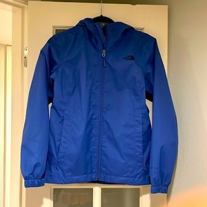 The North Face Women's Dryvent Jacket Hooded Lined, Blue Size Small